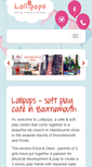 Mobile Screenshot of lollipopsplaycafe.com